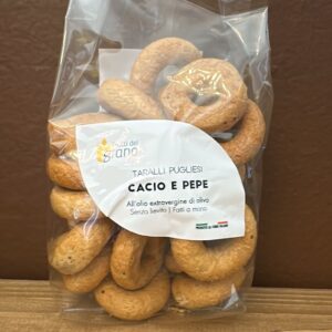 Taralli pugliesi cacio e pepe