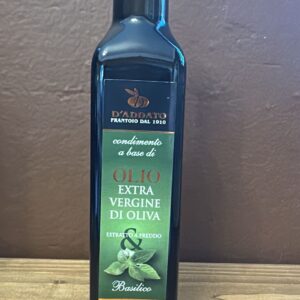 Olio evo al basilico